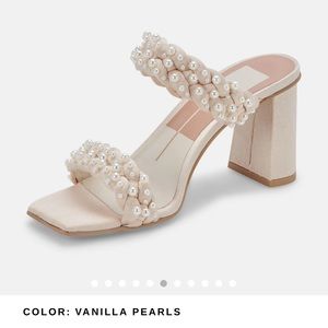 Dolce Vita Paily Pearly Heels - vanilla